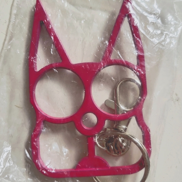 "Stabby Tabby"©️ Self Defense KittyCat Key Chain w/ Wristband 🔑 "Bottle Opener" - Picture 11 of 16